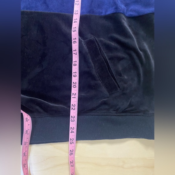 Blue & Black Velour Champion Sweat Suit - Size XXL - Picture 5 of 8